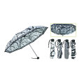 3 Section Manual Open Windproof Compact Umbrellas